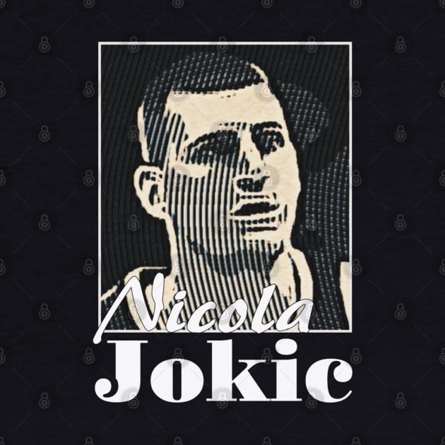 Nikola Jokic Vintage Art by Zachariya420